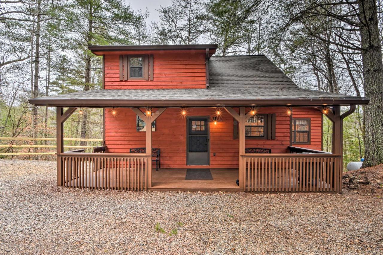 Modern Cabin With Deck In The Blue Ridge Mountains! 布莱尔斯维尔 外观 照片